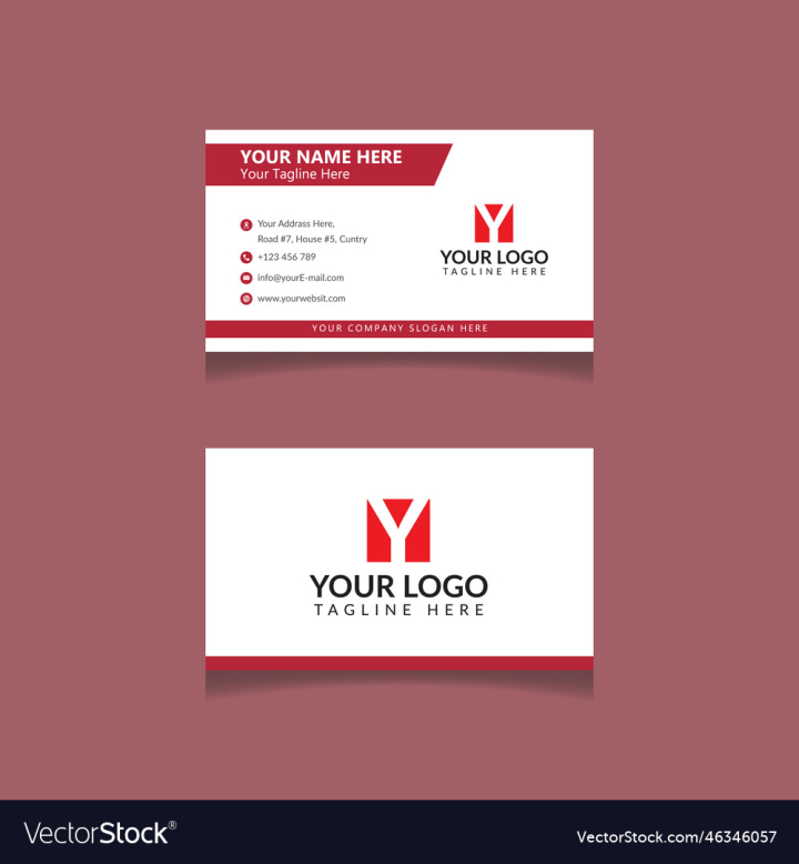 vectorstock,Minimalist,Business,Card,Design