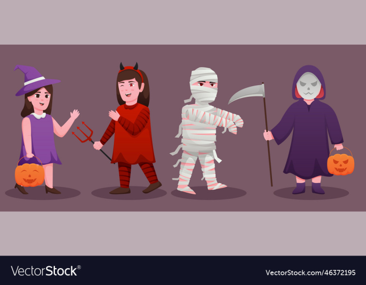 vectorstock,Halloween,Cartoon,Costume,Kid,Ghost,Witch,Character,Monster,Bandage,Party,Scary,Holiday,Fantasy,Spooky,Creature,Creepy,Vampire,Pumpkin,Set,Horror,Fear,Devil,Evil,Mascot,Graphic,Vector,Illustration,Background,Design,Fun,Element,Haunted,Celebration,Cute,Decoration,Mystery,Trick,Treat,Children,Beast,Strange,Mummy