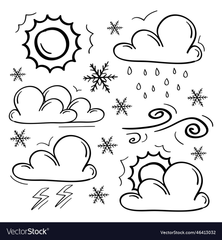 vectorstock,Icon,Drawn,Weather,Hand,Doodle,Moon,Design,Drawing,Outline,Drop,Rain,Cloud,Element,Cold,Meteorology,Climate,Collection,Set,Isolated,Lightning,Cloudy,Forecast,Graphic,Illustration,Art,Snow,Sketch,Sign,Sky,Storm,Sun,Symbol,Wind,Snowflake,Sunny,Sunshine,Temperature,Thunder,Thunderstorm,Vector