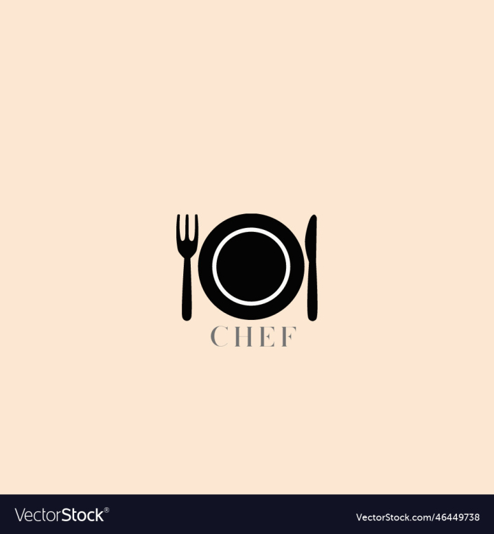 vectorstock,Logo,Icon,Logos,Knife,Plate,Fork,Chef,Food,Vector,Illustration,Dinner,Menu,Spoon,Kitchen,Restaurant
