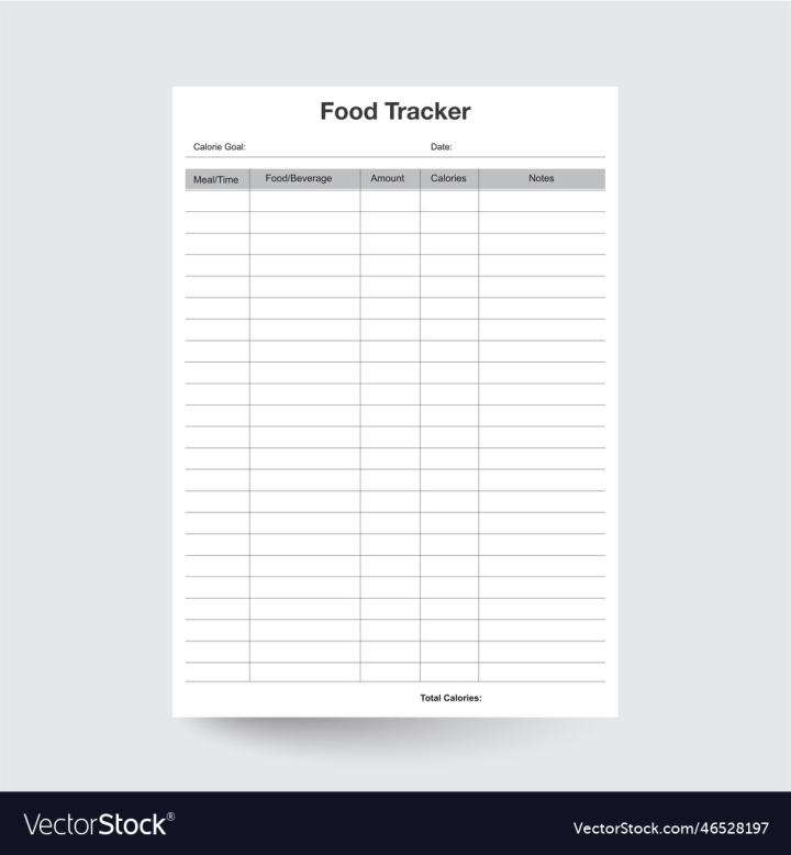 vectorstock,Tracker,Business,Page,Note,Sheet,Notebook,Notepad,Calorie,Counting,Planner,Design,Office,Paper,Line,Blank,List,Spiral,Empty,Document,Pad,Vector