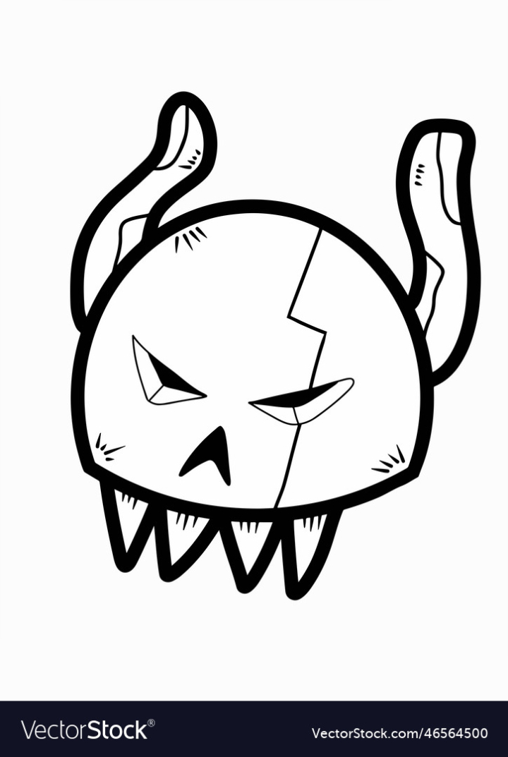 vectorstock,Skull,Mask,Robot,Cool,Icon,Doodle,Halloween,Emblem,Logo,Game