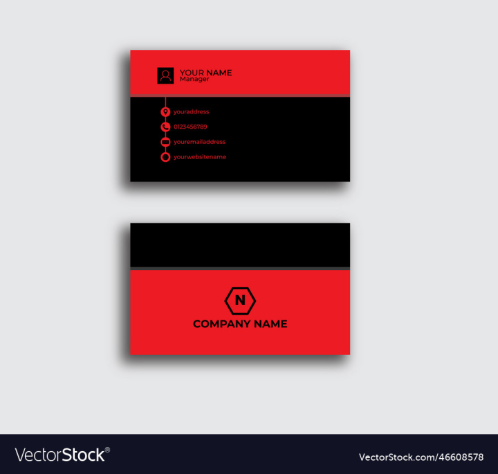 vectorstock,Modern,Corporate,Business,Card,Template,Design,Cards,Simple,Unique,Clean,Editable,Minimalist,Resizable,Vector,Stationary,Branding,Visiting