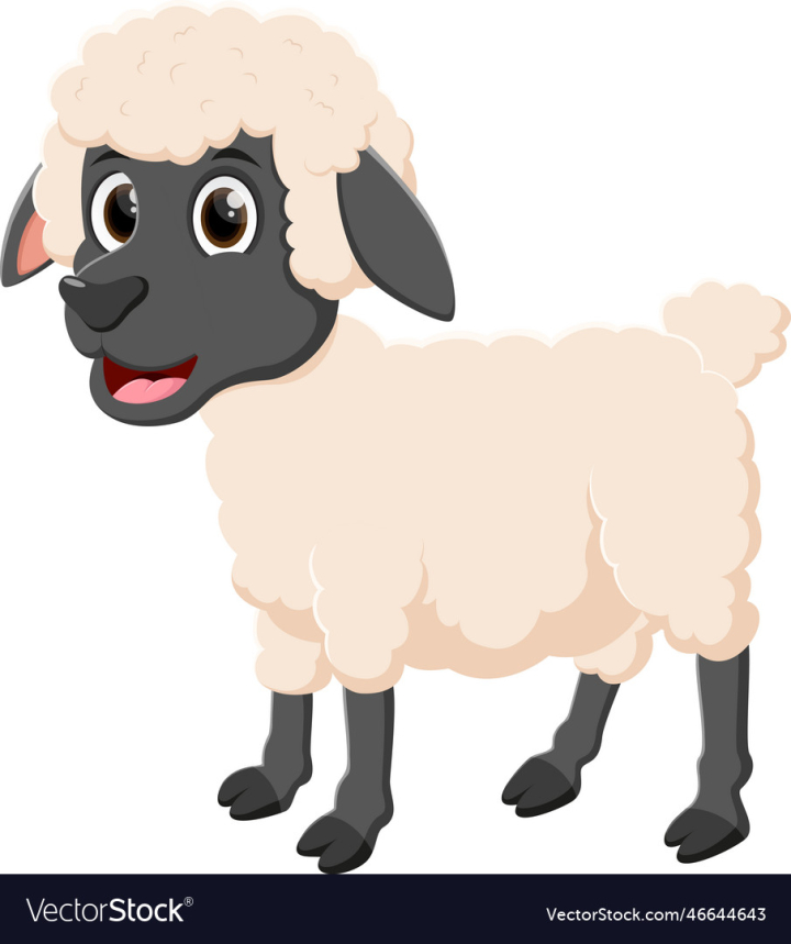 vectorstock,Happy,White,Cartoon,Sheep,Posing,Isolated,Animal,Vector,Illustration,Black,Agriculture,Standing,Farm,Character,Cute,Smile,Goat,Lamb,Comic,Drawing,Nature,Fun,Baby,New,Domestic,Wool,Decoration,Funny,Mammal,Mascot,Adorable,Ewe
