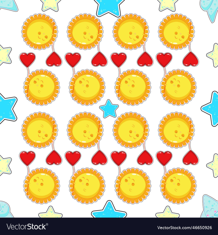 vectorstock,Pattern,Cute,Heart,Seamless,Sun,Decor,Background,Print,Summer,Stars,Nature,Color,Object,Flat,Dream,Sweet,Space,Fabric,Funny,Children,Texture,Trendy,Nursery,Happiness,Cosmos,Universe,Scrapbooking,Kawaii,Vector,Illustration,Wet,Suns,Wallpaper,Kid,Cartoon,Sky,Yellow,Star,Baby,Doodle,Weather,Poster,Textile,Sunny,Art