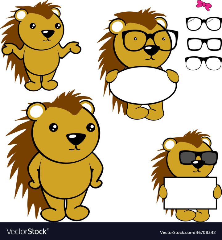 vectorstock,Cartoon,Chibi,Porcupine,Kid,Billboard,Glasses,Vector,Happy,Pose,Animal,Standing,Child,Sweet,Pack,Cute,Sunglasses,Children,Set,Isolated,Kawaii,Illustration,Copy,Space,Boy,Girl,Character,Young,Collection,Holding,Mammal,Caricature,Clip Art
