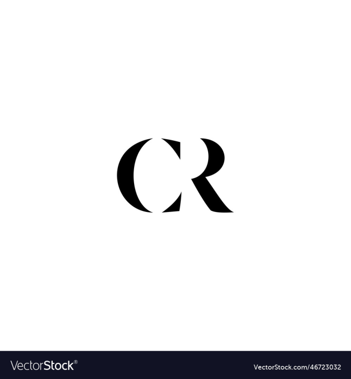C R logo design || How to create 
