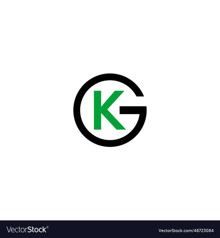 Initial Letter Gk Logo Template Design G Wave Illustration Vector, G, Wave,  Illustration PNG and Vector with Transparent Background for Free Download