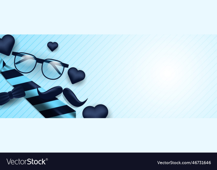 vectorstock,Day,Banner,Father,Necktie,Happy,Web,Celebrate,Shape,Sale,Text,Heart,Poster,Glasses,Mustache,Marketing,Promotion,Holliday,Copy,Space,Love,Black,Blue,Family,Dad,Daddy