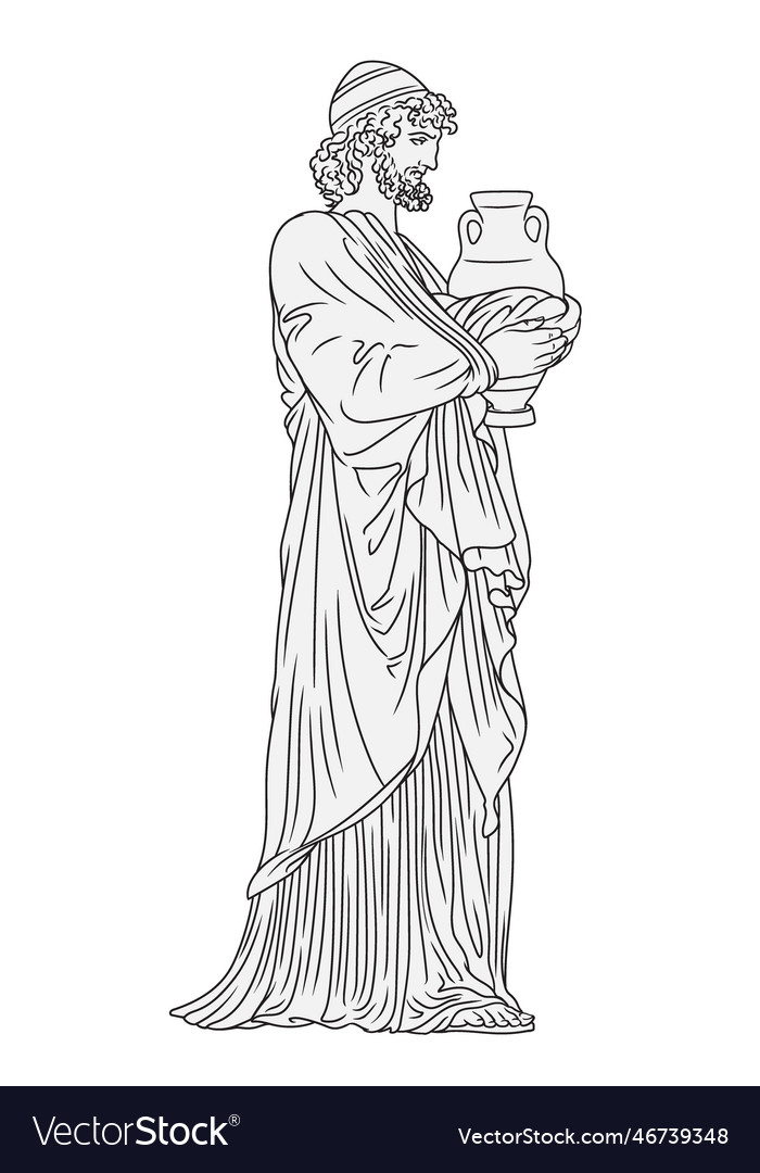 vectorstock,Ancient,Greek,People,Drawing,Person,Wine,Drink,Jug,Tunic,Vector,Man,Vintage,Antique,Royal,Vase,Water,Classic,Carry,Myth,Beard,Isolated,Linear,Greece,God,Victorian,Dishes,Alcohol,Vessel,Ceramics,Tableware,Earthen,Troy,Athens,Graphic,Illustration,Storage,Stand,Nation,Human,Fabric,Character,Portrait,Scarf,Wisdom,Textile,Adult,Historical,Linen,Cellar,Host