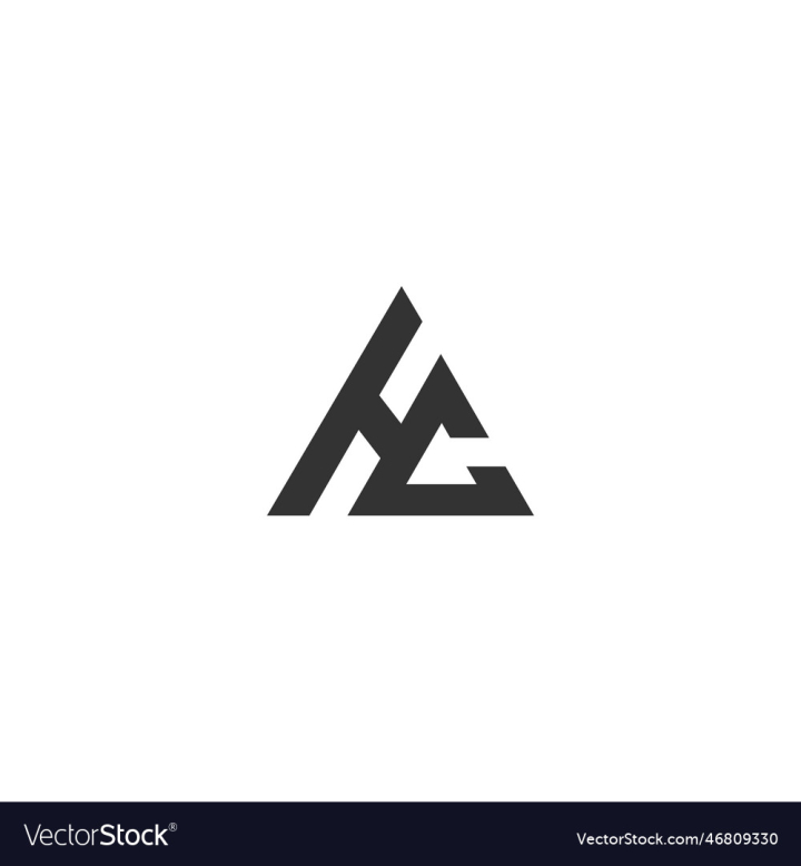 Premium Vector | Letter hc logo design