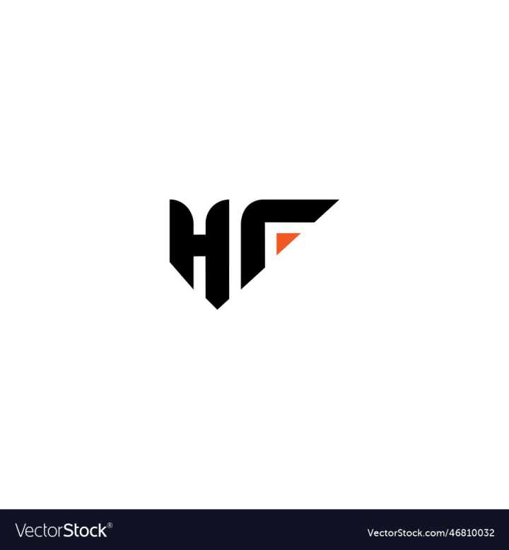 Initial HF logo template with modern frame. Minimalist HF letter logo  vector illustration Stock Vector by ©mohammad.em1414@gmail.com 278674366
