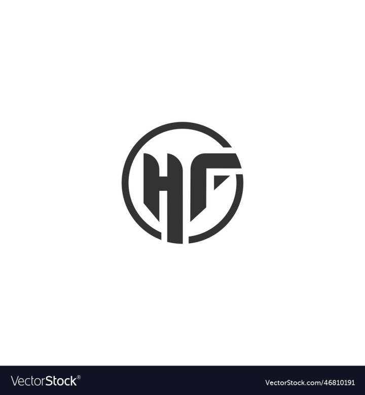 HF Logo Design Vector Template Graphic by Rana Hamid · Creative Fabrica