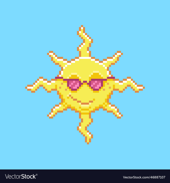 vectorstock,Sun,Sunglasses,Flat,Colorful,Art,Comic,Happy,Face,Design,Decorative,Simple,Rest,Hot,Hit,Planet,Character,Cute,Banner,Decoration,Humor,Funny,Poster,Cheerful,Kind,Freckles,8bit,Illustration,Pixel,Cool,80s,Console,Retro,Style,Summer,Spring,Sky,Sticker,Sunset,Symbol,Sunrise,Shiny,Smile,Summertime,Sunshine,Springtime,Vector,Video,Game,Glasses,Beams