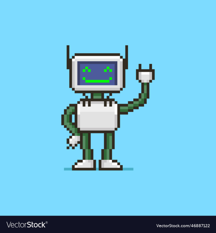 vectorstock,Cartoon,Display,Robot,Flat,Colorful,Comic,Happy,Hello,Design,Simple,Character,Cute,Banner,Humor,Funny,Technology,Assistant,Cheerful,Emoticon,Cyborg,Helper,Ai,8bit,Emoji,Illustration,Artwork,Clipart,Hi,Pixel,Art,80s,Console,Android,Retro,Style,Icon,Sticker,Screen,Tech,Science,Service,Toy,Smile,Monitor,Poster,Intelligence,Quirky,Vector,Video,Game