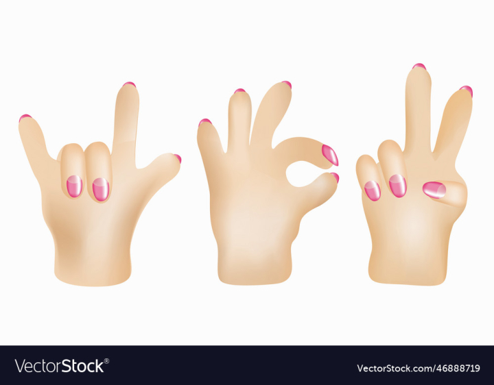 vectorstock,Hand,Isolated,3d,Gesture,Sign,Female,Symbol,Horns,Manicure,Victory,Ok,Vector,Girl,Lady,Person,Pink,Woman,Cartoon,Rock,Cute,Nail,Illustration,Icon,Show,Abstract,Element,Palm,Finger,Funny,Message,Concept,Thumb,Success,Showing,Render