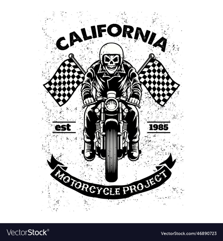 vectorstock,Design,Motorcycle,Project,Vector,Logo,Icon,Cartoon,Simple,Flat,Illustration,Clipart,Clip,Art,Tshirt,Graphic,Skull,California,Biker,Caferacer,Checkered,Flag,Cafe,Racer,Custom