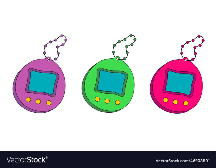 vectorstock,Vintage,Collection,Game,Digital,Pocket,Tamagotchi,Chain,Display,Button,Colorful,Gadget,Handheld,Retro,Icon,Cartoon,Japan,Portable,Sticker,Flat,Doodle,Japanese,Console,Toy,Device,Childhood,Hipster,Toys,Nostalgia,Electronic,Gaming,Nineties,90s,1990,Vector,Illustration,Kids,90,Style,Era,Old,Play,Tech,Young,Technology,Simulator,Video,School