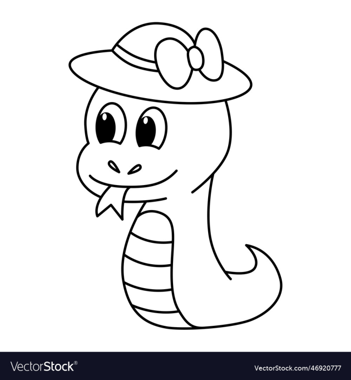Buy Cute Snake Drawing Online In India - Etsy India
