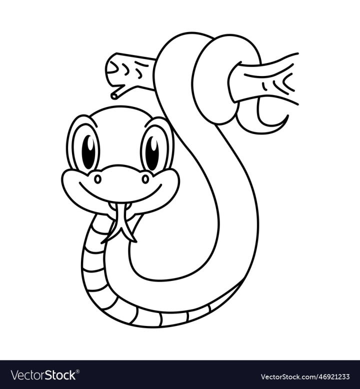 Premium Vector | Cute green snake cartoon vector illustration