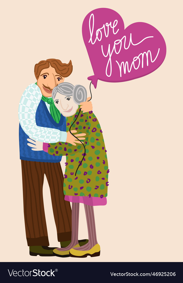 vectorstock,Love,Mother,Son,Mom,Embrace,Party,People,Day,Balloon,Happy,Female,Celebrate,Holiday,Gift,Romantic,Relationship,Lettering,Parenthood,Hugs,Relatives,Elder,Vector,Illustration,Mothers,Type,Vintage,Woman,Event,Birthday,Font,Romance,Creative,Message,Best,Lifestyle,Anniversary,Emotion,Tenderness,Retired,Pensioner