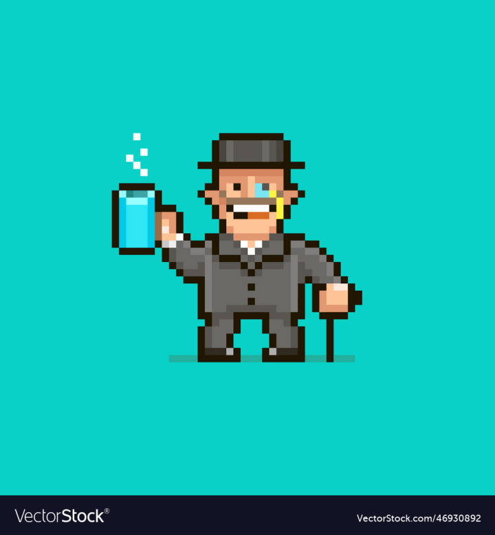 vectorstock,Cartoon,Gentleman,Monocle,Flat,Colorful,Cane,Art,Man,Happy,Hat,Design,Label,Fun,Simple,Male,London,Character,Cute,Banner,Costume,English,Pixel,England,Cheerful,Britain,Garb,Eyeglass,8bit,Illustration,Great,Console,Game,Retro,Style,Person,Stick,Royal,Sticker,Tea,Suit,Smile,Poster,Success,Signboard,Topper,Cup,Silk,Rich,Tall
