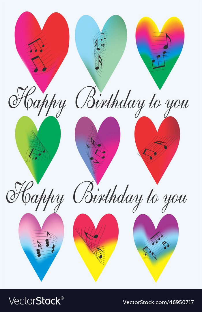 vectorstock,Birthday,Hearts,Letter,Song,Letters,Notes,Heart,Inscription,Note,Love,Symbol,Decoration,Festive,Feeling,Wishes,Illustration