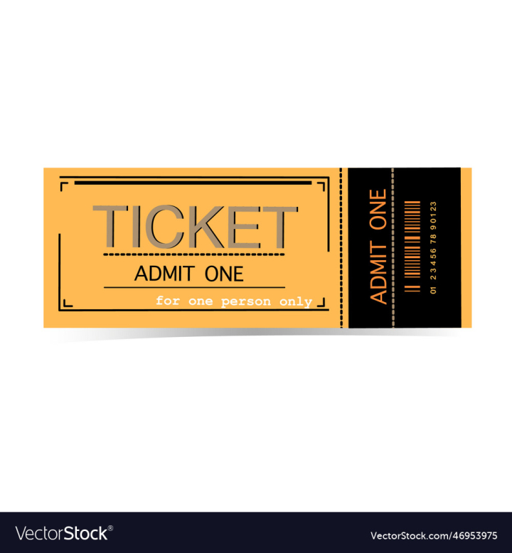 vectorstock,Cinema,Ticket,One,Admit,Old,Vintage,Paper,Film,Movie,Event,Theater,Coupon,Admission,Vector,Icon,Sign,Show,Entertainment,Festival,Concert,Access,Entry,Stub,Raffle,Illustration