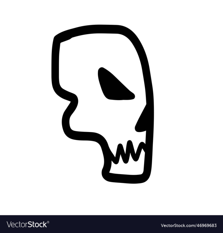 vectorstock,Skull,Logo,Icon,Symbol,Halloween,Emblem,Cool,Doodle,Ghost,Bone