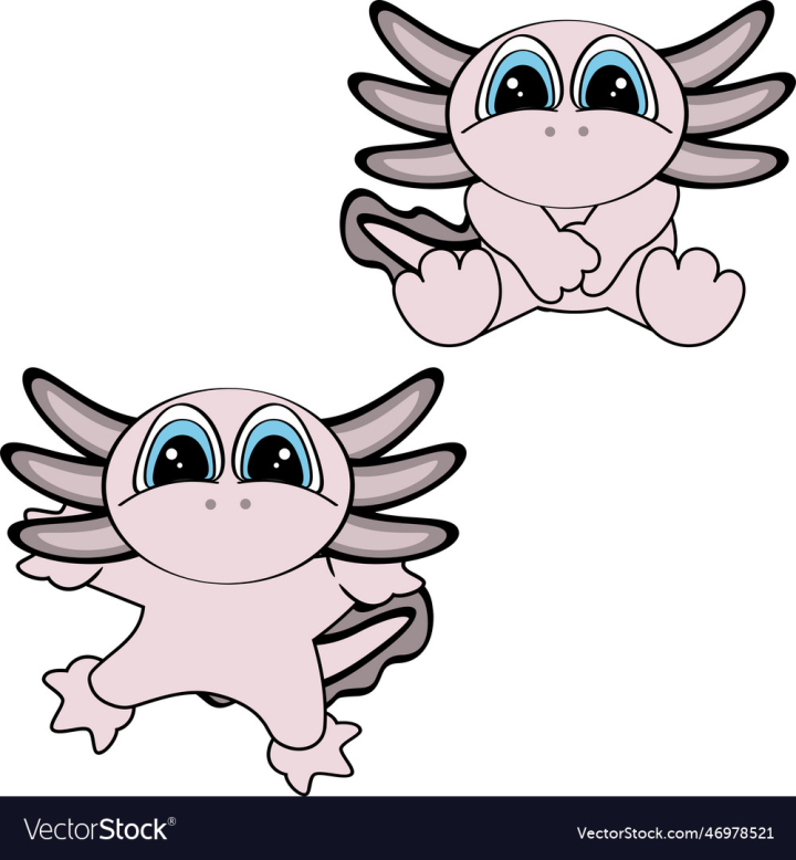 vectorstock,Cartoon,Chibi,Baby,Character,Axolotl,Animal,Wildlife,Vector,Pet,Child,Cute,Funny,Collection,Set,Isolated,Chubby,Illustration,Happy,Jump,Sweet,Sit,Mammal,Childhood,Mascot,Caricature,Adorable