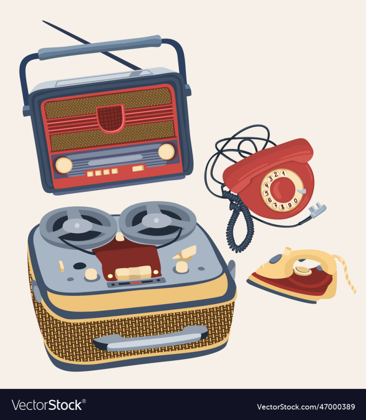 vectorstock,Retro,Radio,Recorder,Tape,Set,Music,Telephone,Collection,Isolated,Vector,Electric,Iron,Background,Style,Vintage,Audio,Fun,Sound,Color,Connection,Media,Equipment,Technology,Nostalgia,Analog,Gadget,80s,Design,Old,Home,Cartoon,Phone,Musical,Old Fashioned,Call,Analogue,Electronics,Lifestyle,Leisure,Obsolete,Electrical,Ironing