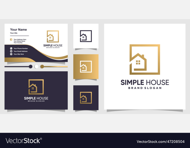 Simple house logo on Craiyon