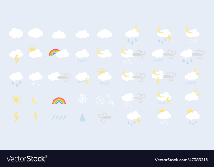 vectorstock,Icon,Web,Line,Weather,Set,Moon,Day,Season,Sun,Symbol,Snowflake,Sunny,Snow,Night,Sign,Sky,Rain,Storm,Cloud,Cold,Meteorology,Climate,Collection,Rainy,Cloudy,Temperature,Thunderstorm,Vector,Illustration,Design,Outline,Winter,Nature,Silhouette,Drop,Flake,Umbrella,Element,Windy,Snowy,Thermometer,Sunshine,Meteor,Clear,Thunder,Forecast,Tornado