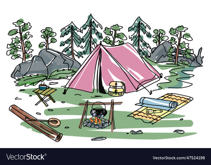 vectorstock,Travel,Vacation,Hiking,Landscape,Mountain,Set,Cartoon,Forest,Tent,Illustration,Background,Design,Nature,Adventure,Fire,Doodle,Freedom,Holiday,Camp,Activity,Equipment,Isolated,Lifestyle,Journey,Leisure,Campfire,Ecology,Backpack,Vacations,Expedition,Barbecue,Campsite,Graphic,Vector,Art,Tree,Summer,Sport,Object,Trip,Rest,Wild,Relaxation,Wilderness,Recreation,Outdoors,Outdoor,Tourist,Tourism,Picnic