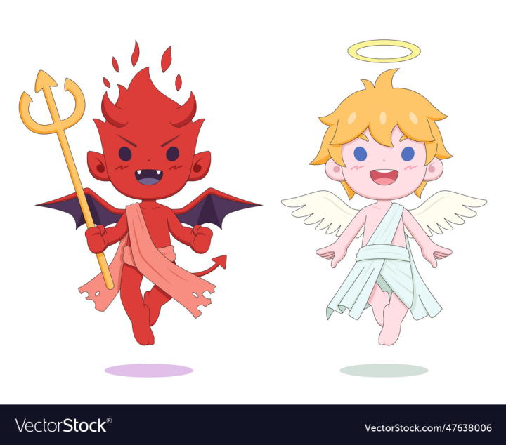 vectorstock,Cartoon,Cute,Angel,Devil,Illustration,Red,Design,Tail,Bad,Symbol,Heaven,Character,Wings,Religion,Halloween,Little,Set,Isolated,Good,Evil,Saint,Demon,Satan,Hell,Halo,Graphic,Vector,Art,Happy,Feather,Flame,Child,Baby,Wing,Flying,Religious,Small,Fantasy,Smile,Funny,Concept,Conflict,God,Trident,Holy,Horn,Opposite