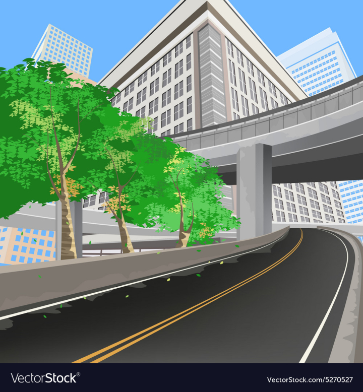 road,city,transportation,highway,street,scene,town,landscape,roadway,trees,exterior,avenue,expressway,lane,building,architecture,route,skyscrapers,facade,townscape,outdoor