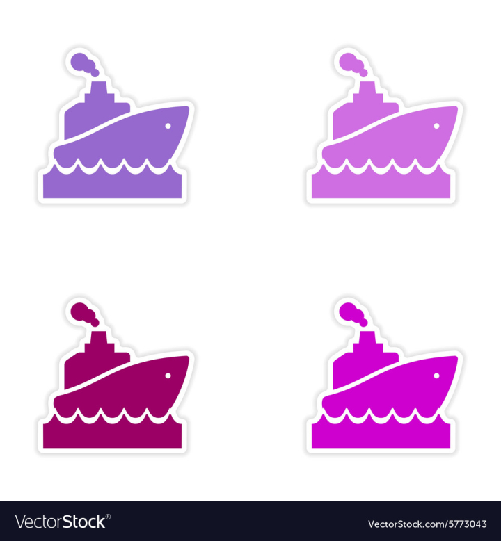 cruise,sticker,design,ship,paper,assembly,realistic,idea,eps,customization,trends,models,drawings,set,collection,wave,icons,objects,composition,flat,10,connect,sail,sailing,boat,link,sailboat,cardboard,figures,isolated,real