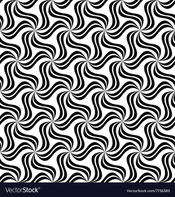 Grey curvy line seamless pattern. Waves Pattern. Vector Background