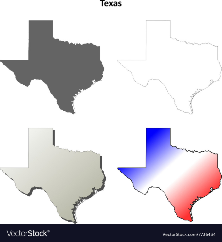 texas,of,vector,map,outline,state,detailed,background,usa,austin,travel,america,isolated,blank,dallas,houston,contour,boundary