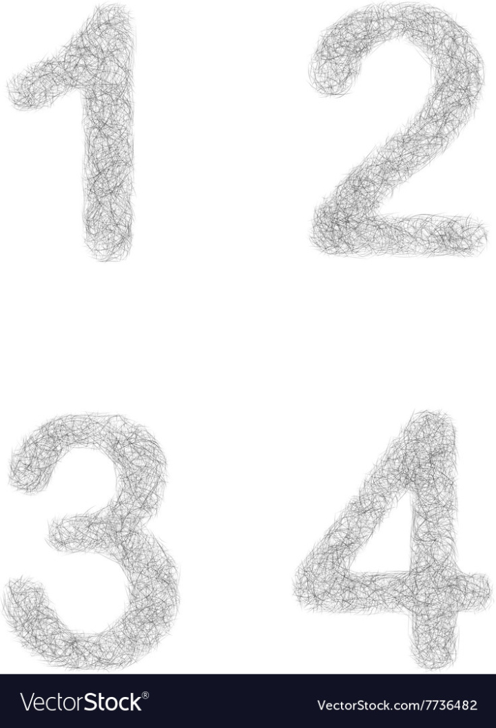 number,font,furry,1,set,sketch,2,3,4,fur,handwritten,typography,alphabet,writing,text,drawing,collection,character,curve,sketched,graffiti,draw,line,style