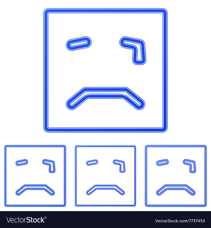 blue,depression,cry,logo,icon,sentiment,affect,crying,feeling,emoticon,behavior,emotion,sadness,set,mouth,sad,line,face,stripe,expression,square,character,symbol,eyes,rectangle,button,sign,head