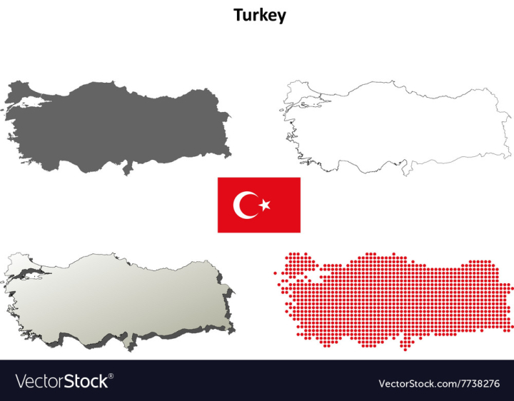 turkey,map,outline,country,dots,state,flag,blank,turkish,ankara,detailed,isolated,territory,boundary,border,contour