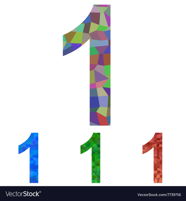 number,vector,one,math,1,design,mosaic,letter,digit,logo,background,colored,character,font,color,no,collection,abc,alphabet,mathematics,draw,eps10,icon
