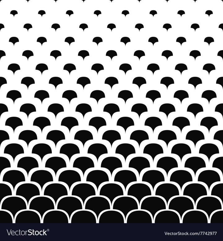 Geometric seamless pattern with curved shapes Vector Image