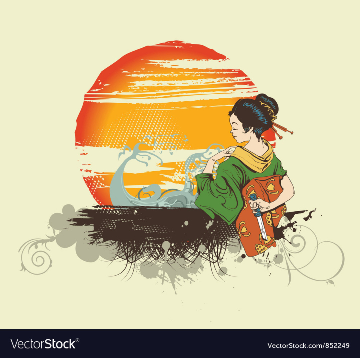 Free: Japanese t-shirt design vector image - nohat.cc