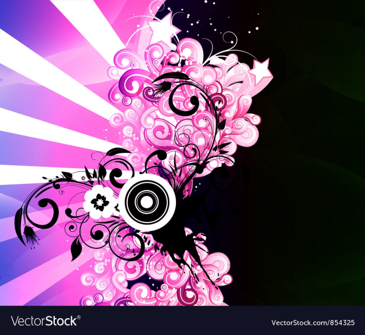 Abstract floral background vector image - Nohat - Free for designer