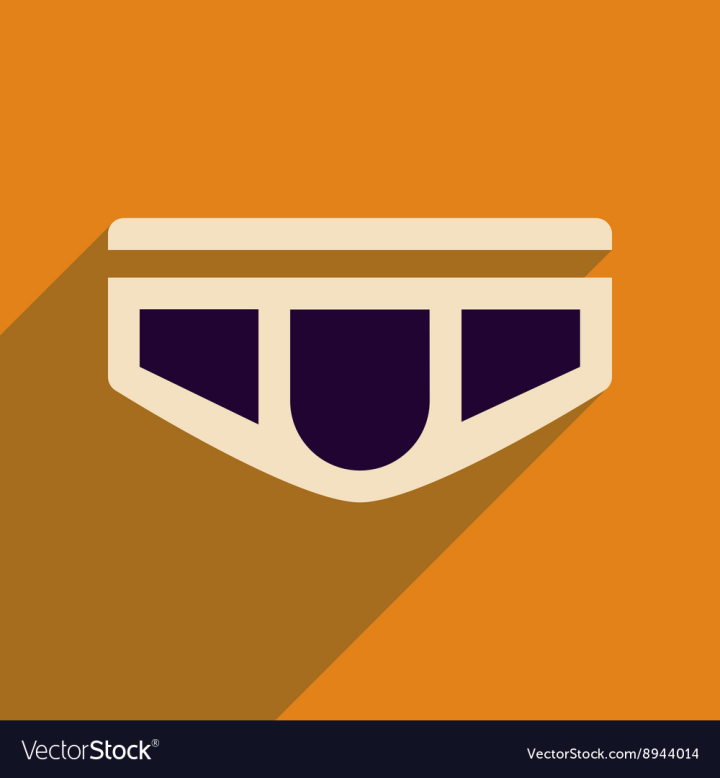 Icon For Mens Underpants A Vector Image Of Mens Underwear Vector