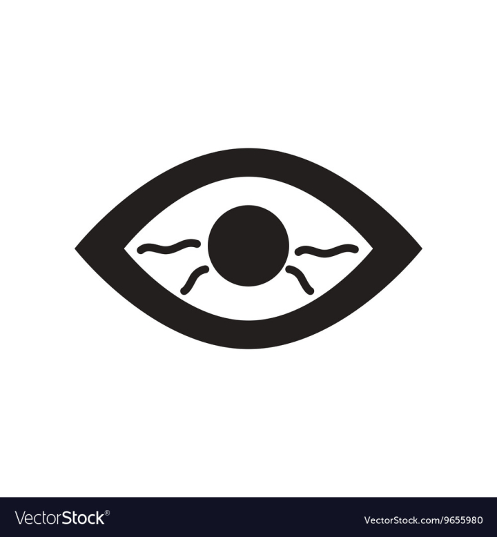 Symbol black logo, Eye, eye illustration, logo, human Eye, black