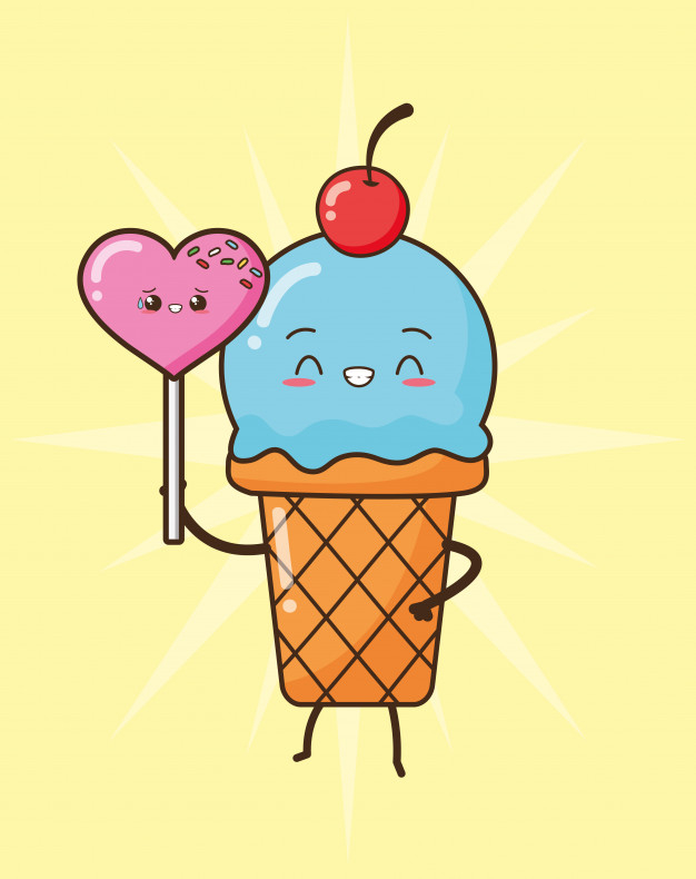 Free Vector  Kawaii fast food cute snacks illustration