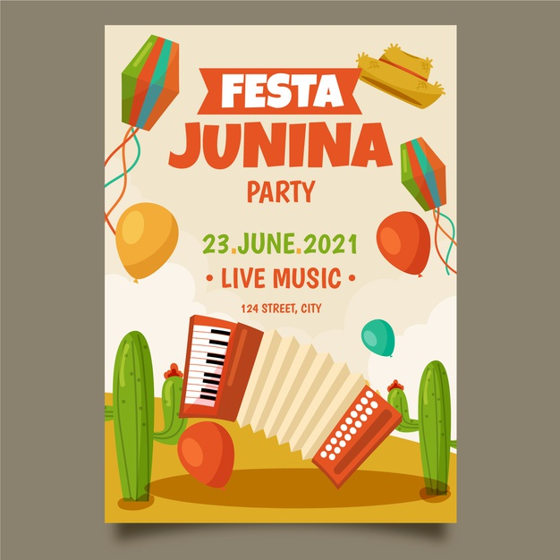 ready to print,june,brazilian,feast,ready,junina,concept,theme,drawn,festive,draw,traditional,print,event,festival,celebration,hand drawn,template,hand,party,poster,flyer